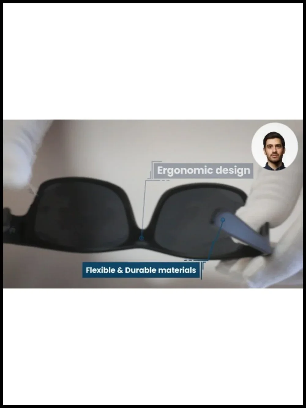 Polarized Clip-on Sunglasses Over Prescription Glasses